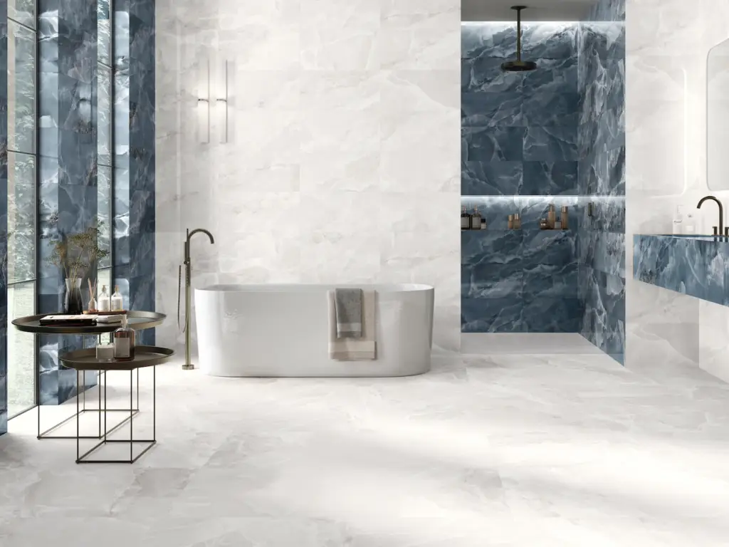 Bathroom tiling