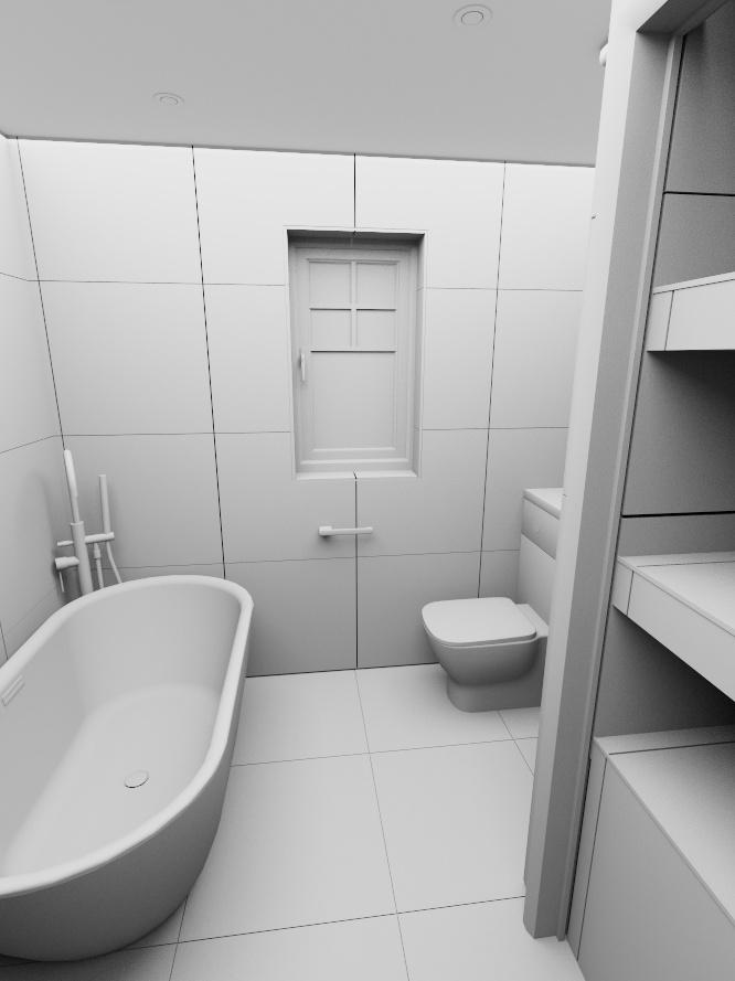 Consett 2 clay render