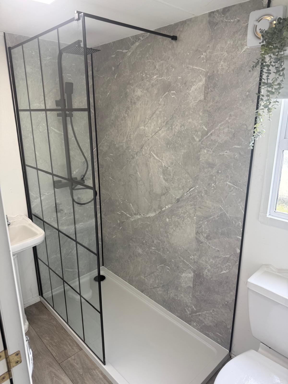 Walk in shower, Rothbury